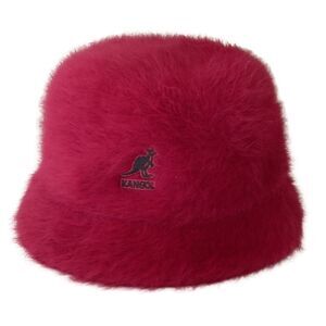Kangol Blue Furgora Bucket Hat Hot Pink